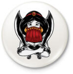 printfashion Arab hercegnő - Kitűző, hűtőmágnes - Fehér (3073551)