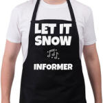 printfashion INFORMER - Kötény - Fekete (9553163)