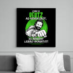 printfashion Csak a deutz ad nekem erőt - Vászonkép - Fekete (7625471)