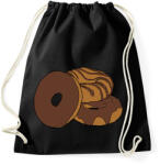 printfashion Fánk - Sportzsák, Tornazsák - Fekete (13070413)