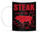 printfashion STEAK - Bögre - Fekete (16652038)