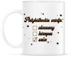 printfashion Pletykálkodás szintje - Bögre - Fehér (8524814)