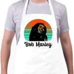 printfashion Bob Marley - Kötény - Fehér (10031150)