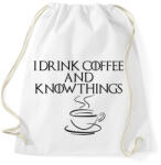 printfashion I drink nd know things - Sportzsák, Tornazsák - Fehér (1882705)