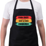 printfashion Fura érzés ugyanannyi évesnek lenni, mint az öreg emberek - születésnapra - Kötény - Fekete (12030995)