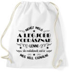 printfashion Nehéz meló a legjobb fodrásznak lenni - Sportzsák, Tornazsák - Fehér (7316836)