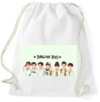 printfashion Bangtan Boys - Sportzsák, Tornazsák - Fehér (3086810)