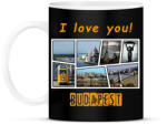 printfashion i love you budapest - Bögre - Fekete (1715260)