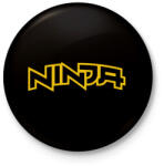 printfashion Ninja - Kitűző, hűtőmágnes - Fekete (3104447)