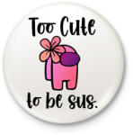 printfashion Among Us - Kitűző, hűtőmágnes - Fehér (5772992)