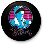 printfashion Riverdale Pop's - Kitűző, hűtőmágnes - Fekete (3101237)