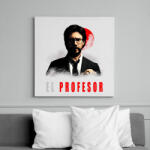 printfashion EL PROFESOR - Vászonkép - Fehér (6638903)