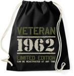 printfashion Veteran_1962 - Sportzsák, Tornazsák - Fekete (7703862)