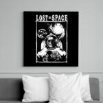 printfashion Lost in space - Vászonkép - Fekete (6651978)