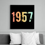 printfashion 1957 - Vászonkép - Fekete (11816561)