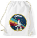 printfashion NASA vintage - Sportzsák, Tornazsák - Fehér (940316)