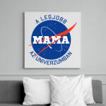 printfashion Nasa Mama - Vászonkép - Fehér (7050725)