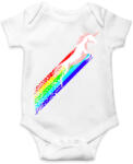 printfashion Pixel unicorn - Baba Body - Fehér (1328311)