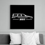 printfashion Volvo 850 White - Vászonkép - Fekete (16115522)