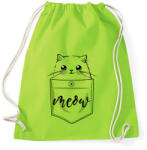 printfashion Zsebcica - Sportzsák, Tornazsák - Limezöld (4284169)