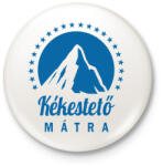 printfashion Kékestető - Mátra - Kitűző, hűtőmágnes - Fehér (7084352)