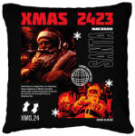 printfashion Streetwear xmas - Párnahuzat, Díszpárnahuzat - Fekete (14916289)