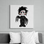 printfashion Ollókezű Edward - Vászonkép - Fehér (6620246)