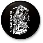 printfashion Gitáros halál - Kitűző, hűtőmágnes - Fekete (3091248)