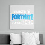 printfashion Fortnite - Vászonkép - Fehér (15043585)