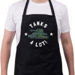 printfashion Tanks a lot! - Kötény - Fekete (4931138)