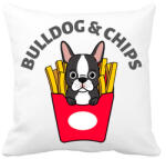 printfashion BULLDOGCHIPS - Párnahuzat, Díszpárnahuzat - Fehér (10129683)
