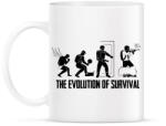 printfashion A túlélés evolúciója - Bögre - Fehér (959259)
