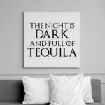 printfashion Az éj sötét és tele tequilával - Vászonkép - Fehér (6626583)