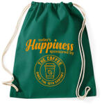 printfashion Happiness - Sportzsák, Tornazsák - Sötétzöld (848991)