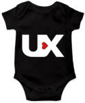 printfashion ux - Baba Body - Fekete (12692537)