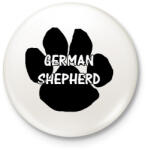 printfashion German shepherd - Kitűző, hűtőmágnes - Fehér (3083268)