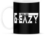 printfashion G-eazy I wanna rock - Bögre - Fekete (2233824)