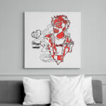 printfashion CORPSE HUSBAND - Vászonkép - Fehér (6635568)