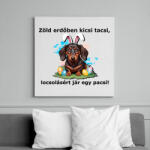 printfashion tacsi vers - Vászonkép - Fehér (15830483)