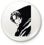 printfashion Attack On Titan Levi - Kitűző, hűtőmágnes - Fehér (6106584)