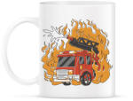 printfashion Tűzoltóautó - Bögre - Fehér (11754380)