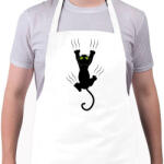 printfashion Macska - Kötény - Fehér (4906783)