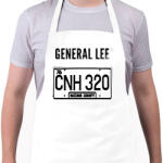 printfashion GENERAL LEE - Kötény - Fehér (4908852)