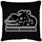 printfashion Yamaha Dragstar motor - Párnahuzat, Díszpárnahuzat - Fekete (15564425)