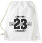 printfashion b-day-23-dark-lightgrey - Sportzsák, Tornazsák - Fehér (507952)