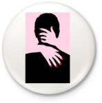 printfashion Szeretet - Kitűző, hűtőmágnes - Fehér (5165618)