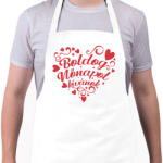 printfashion Boldog Nőnapot kívánok - Kötény - Fehér (12637231)
