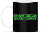 printfashion Cowabunga motherf - Bögre - Fekete (6973290)