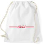 printfashion AUDI - Sportzsák, Tornazsák - Fehér (2092503)