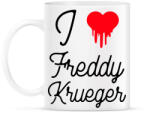 printfashion I love Freddy Krueger - Bögre - Fehér (10546639)
